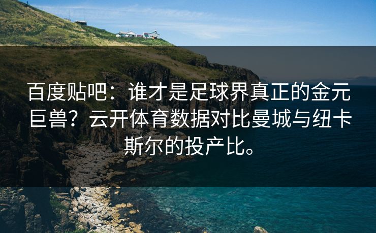 百度贴吧：谁才是足球界真正的金元巨兽？云开体育数据对比曼城与纽卡斯尔的投产比。